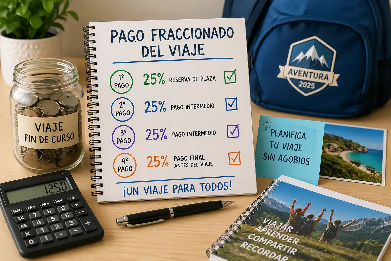 Pago fraccionado del viaje