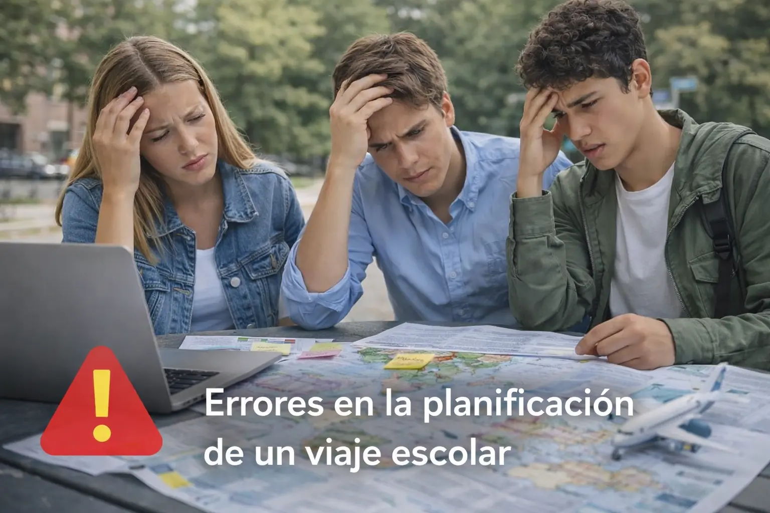 errores planificacion viaje fin de curso estudiantes