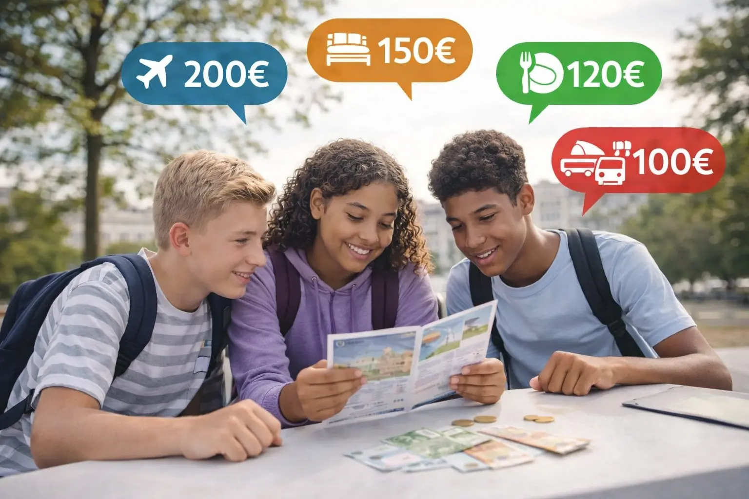 precio viaje fin de curso estudiantes desglose costes transporte alojamiento actividades