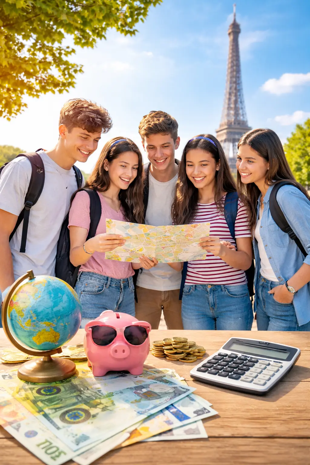 viajes de fin de curso baratos estudiantes planificando presupuesto